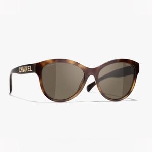 New Authentic Panthos 5458 Chanel Tortoise Havana Brown Sunglasses $598